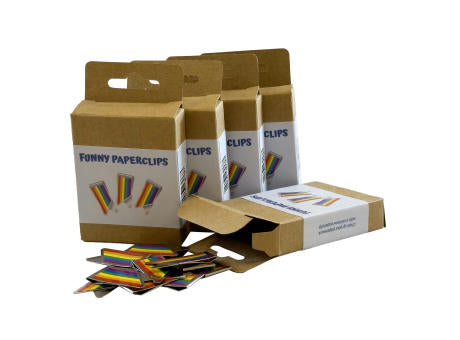 Smiley Büroklammer in Blisterverpackung