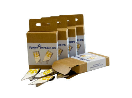 Smiley Büroklammer in Blisterverpackung