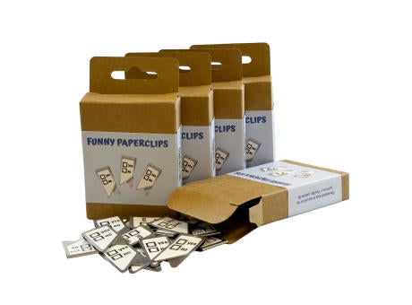 Smiley Büroklammer in Blisterverpackung
