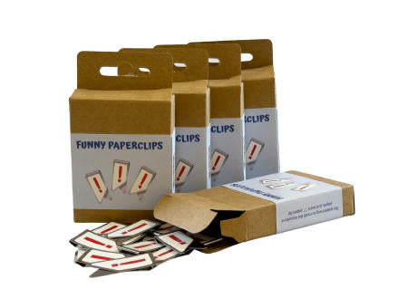 Smiley Büroklammer in Blisterverpackung