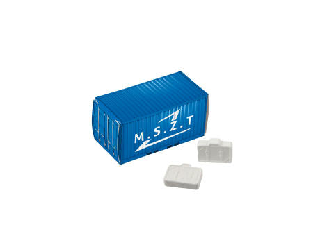 Mit Pfefferminz gefüllte Containerbox