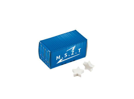 Mit Pfefferminz gefüllte Containerbox