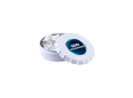 Mini Klick-Klack Dose mit Pfefferminzform
