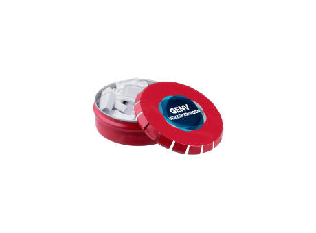 Mini Klick-Klack Dose mit Pfefferminzform
