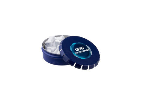 Mini Klick-Klack Dose mit Pfefferminzform
