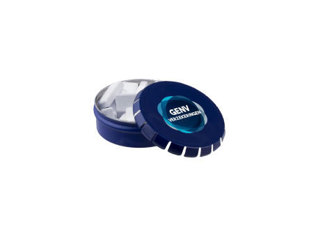 Mini Klick-Klack Dose mit Pfefferminzform