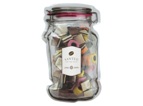 Briefkasten-"Weckglas" maxi mit Süßigkeiten