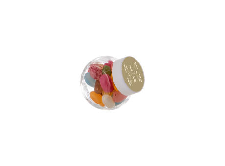 Mikro Glas 50 ml gefüllt mit Süßigkeiten