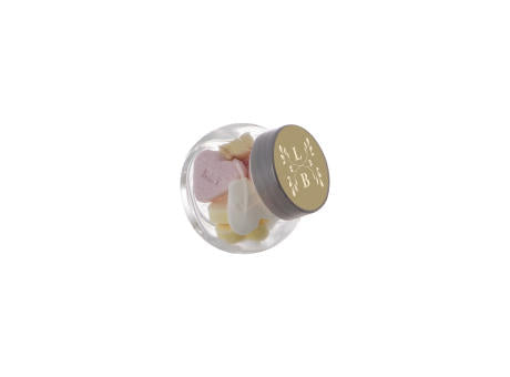 Mikro Glas 50 ml gefüllt mit Süßigkeiten
