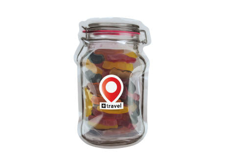 Briefkasten-"Weckglas" midi mit Süßigkeiten
