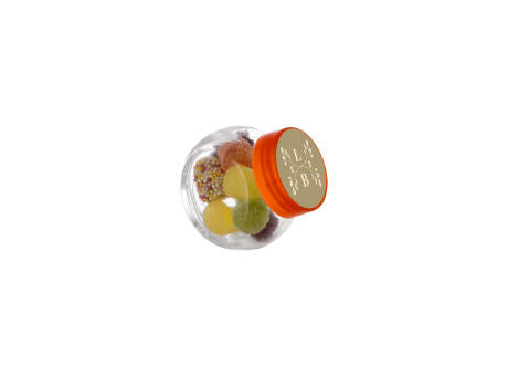 Mikro Glas 50 ml gefüllt mit Süßigkeiten