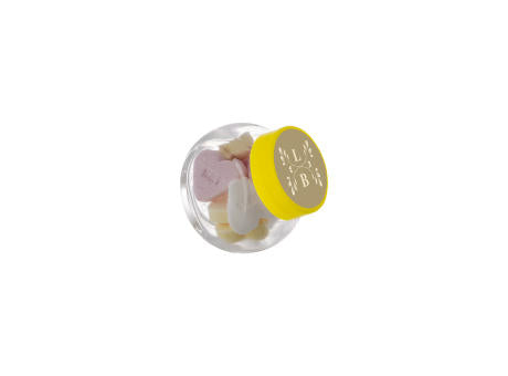 Mikro Glas 50 ml gefüllt mit Süßigkeiten