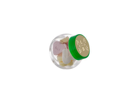 Mikro Glas 50 ml gefüllt mit Süßigkeiten