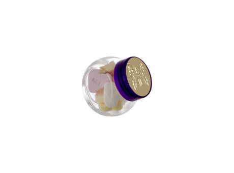 Mikro Glas 50 ml gefüllt mit Süßigkeiten