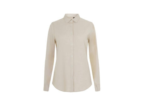 VL PRITHVI WOMEN. Hemd Oxford (180 g/m²) für Damen, aus Baumwolle (50 %), Polyester (45 %) und Elasthan (5 %)
