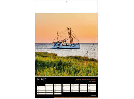 Kalender "Emotion" im Format 24 x 37,5 cm, mit Fälzel