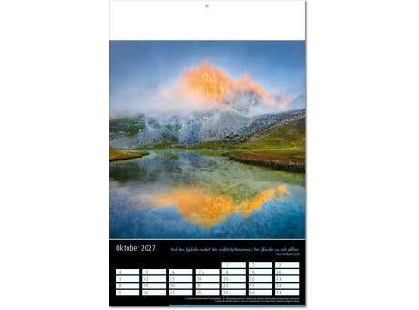Kalender "Emotion" im Format 24 x 37,5 cm, mit Fälzel