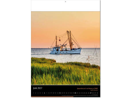 Kalender "Emotion" im Format 30,5 x 42,6 cm, mit Fälzel