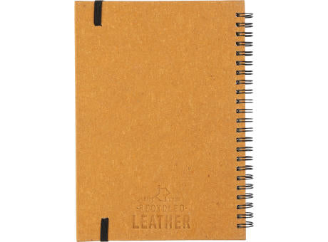 Notizbuch Egon | Recyceltes Leder | A5 | Liniert