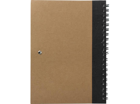 Notizbuch Stella | Recycelter Karton | Liniert | Kugelschreiber