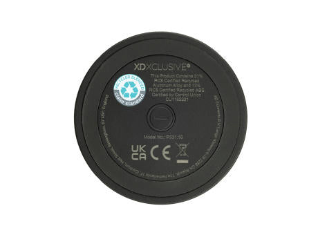 Nivio magnetischer 5W-Speaker aus RCS recyceltem Aluminium