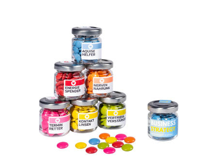 Schoko Drops im Mini Glas