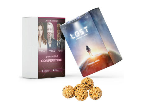 SNACKBALLS IN GESCHENKBOX (Kartonage bedruckt)