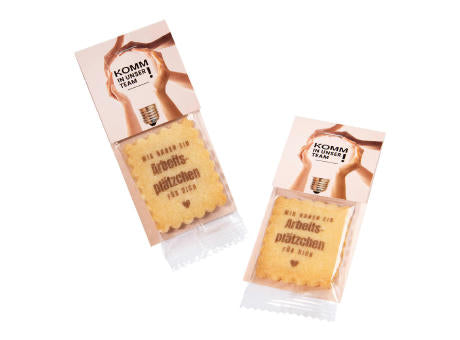 KNACKIGER VANILLE-BUTTERKEKS MIT DISPLAYKARTE