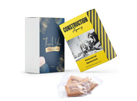 15 BUTTERKEKSE IN EDLER GESCHENKBOX (Kartonage bedruckt)