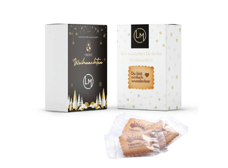 15 BUTTERKEKSE IN EDLER GESCHENKBOX (Banderole bedruckt)