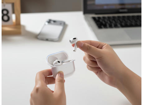 Hear.it AirPod™ Hülle AirPod Pro3 mit Karabinerhaken, TPU, schwarz