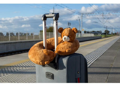 Teddybär aus Plüsch, Reisekissen | Triperd