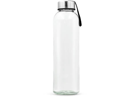 Flasche aus Glas, 500 ml, mit buntem Band