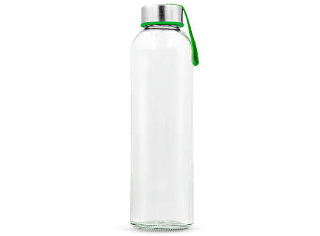 Flasche aus Glas, 500 ml, mit buntem Band