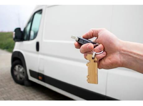 Schlüsselanhänger aus Bambus "LKW" | Tuva