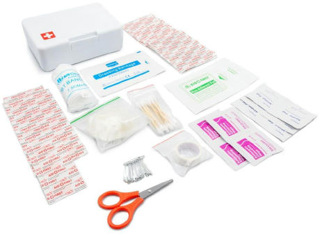 Erste-Hilfe-Set in Kunststoffverpackung, 64-tlg. | Ramona