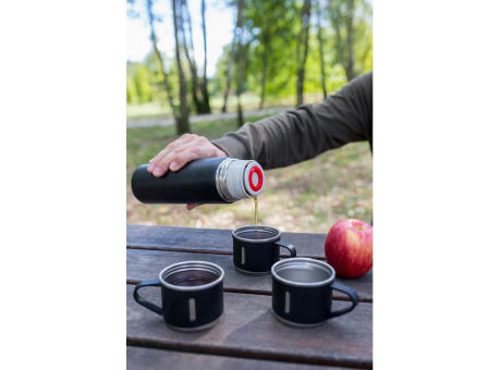 Thermosflasche 420 ml und 3 Becher 150 ml | Quavean