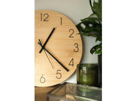 Wanduhr aus Bambus | Imani
