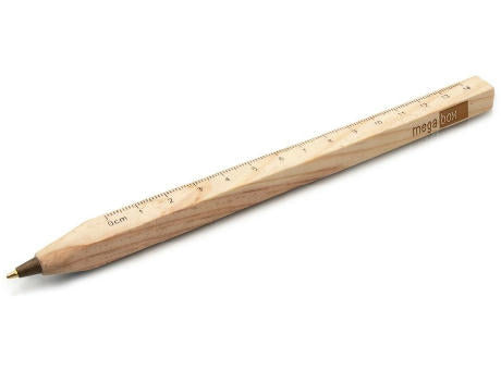 Kugelschreiber aus Holz mit quadratischem Schaftquerschnitt | Arisoa