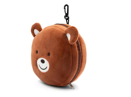 Teddybär aus Plüsch, Reisekissen, Augenmaske | Ren