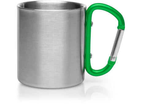 Metallbecher 210 ml mit Karabinerhaken | Easton