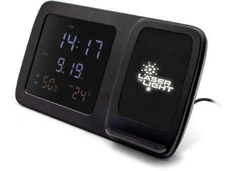 Wireless Ladegerät 5W-15W Exclusive Collection, multifunktionale Digitaluhr | Isha