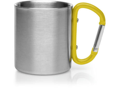 Metallbecher 210 ml mit Karabinerhaken | Easton
