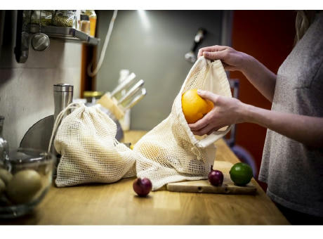 B'RIGHT Baumwollbeutel für Obst und Gemüse, groß | Brandon