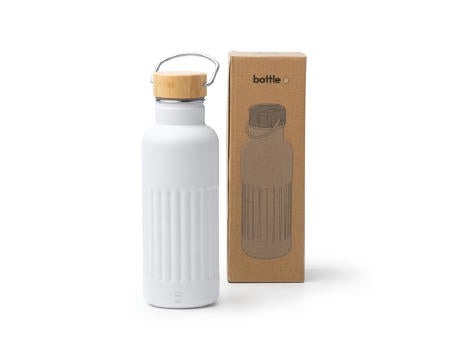 DIE WASSERFLASCHE NOBUK S/EINHEITSGRÖSSE WHITE