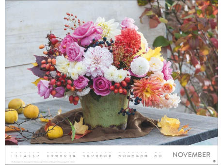 Blumenpracht Posterkalender