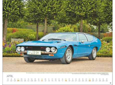 Legendäre Autos Posterkalender
