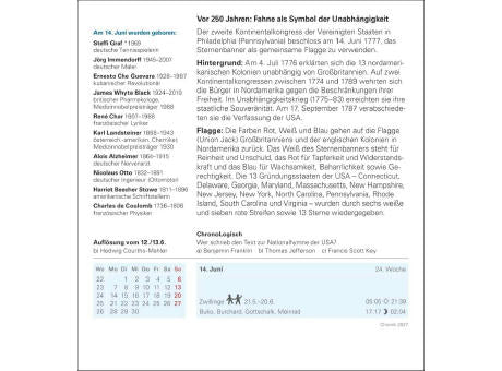 Chronik Tagesabreißkalender