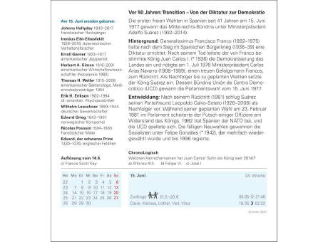 Chronik Tagesabreißkalender