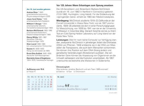 Chronik Tagesabreißkalender